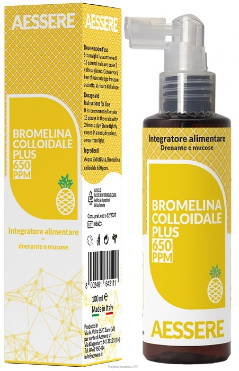 Trova Offerte di bromelina colloidale plus spray 650 ppm 100 ml e compra online
