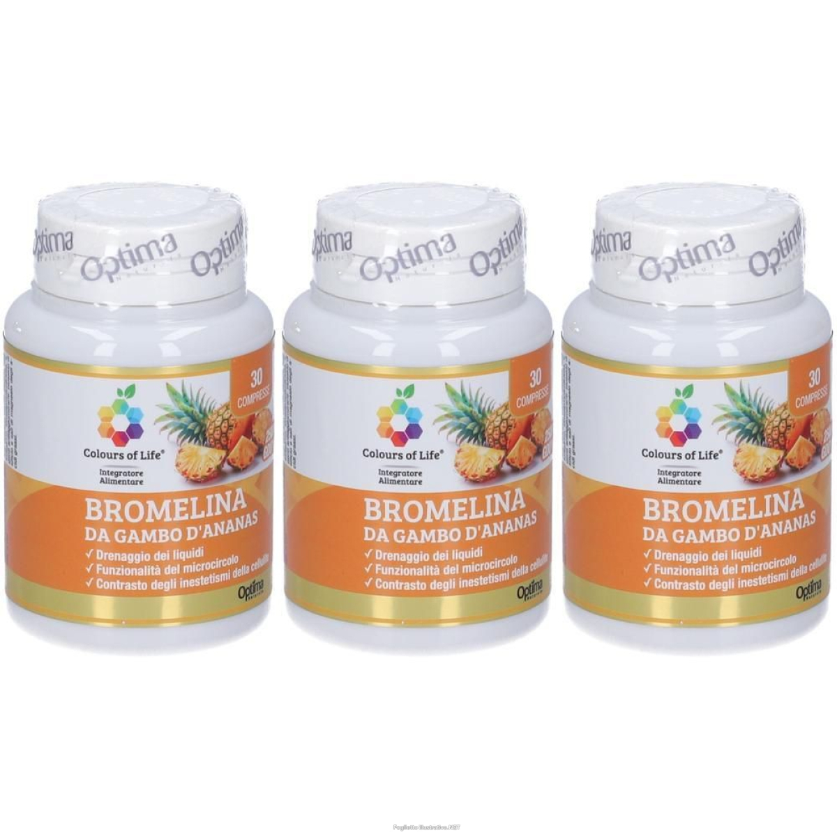 Trova Offerte di bromelina gambo ananas compresse 3x30 g e compra online