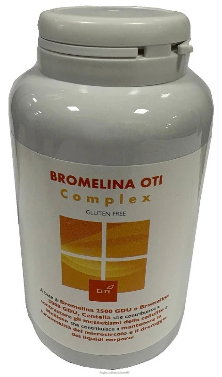 Trova Offerte di bromelina oti complex integratore per la cellulite la circolazione e il drenaggio dei liquidi corporei 180 capsule e compra online