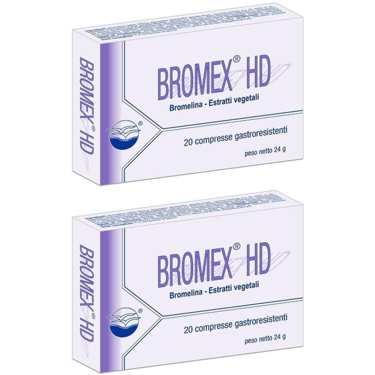 Trova Offerte di bromex hd 20 compresse 2x24 g gastroresistenti e compra online