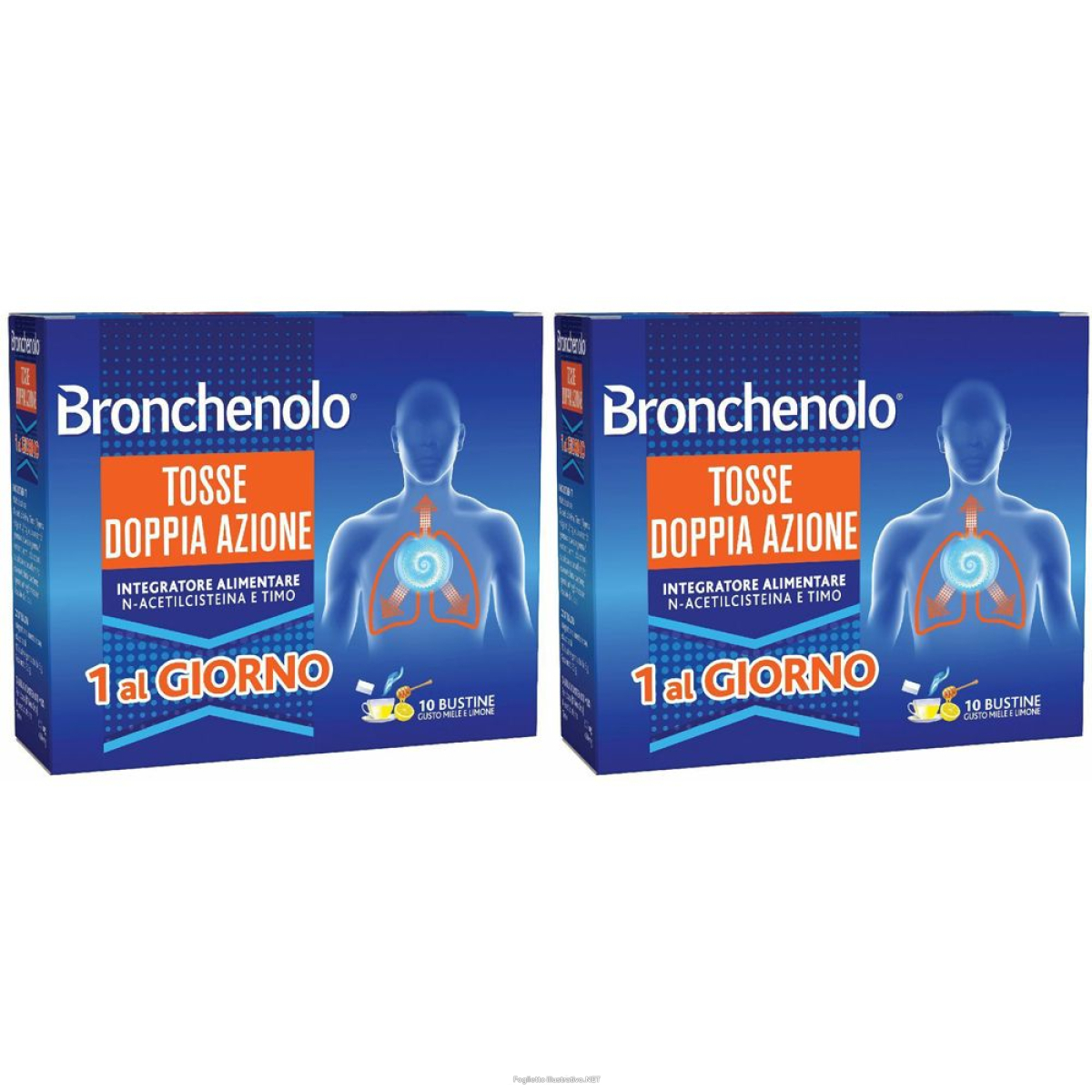 Trova Offerte di bronchenolo® tosse doppia azione 1 al giorno set da 2 2x30 g granuli e compra online