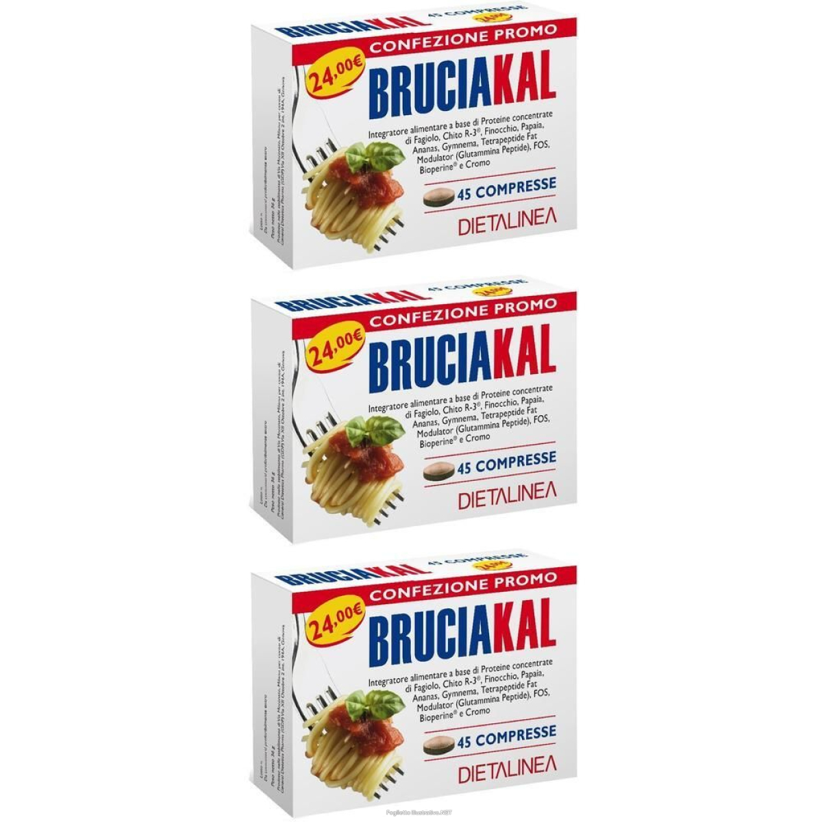 Trova Offerte di bruciakal 45 compresse dietalinea 36 g 3x36 g e compra online