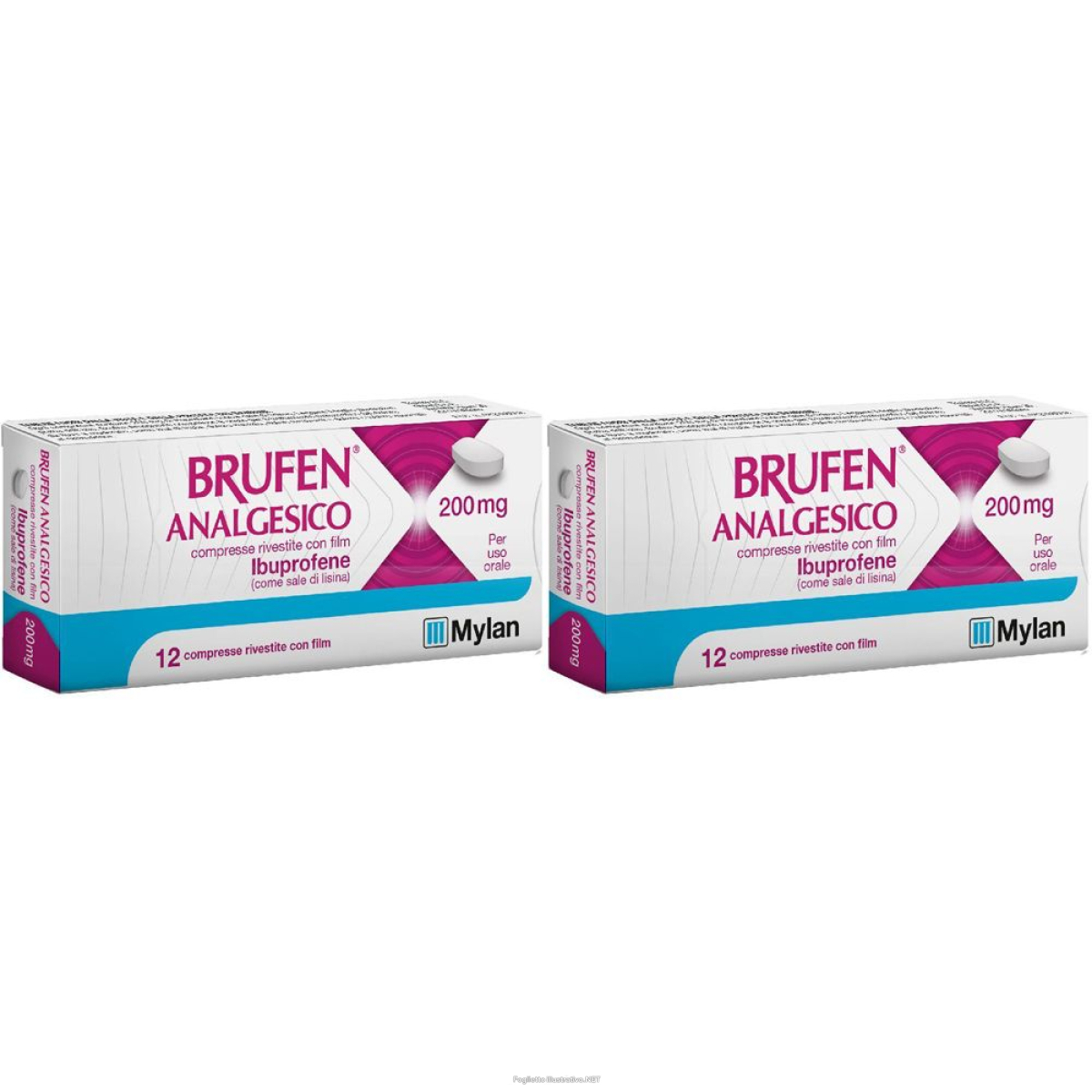 Trova Offerte di brufen analgesico 200 mg compresse rivestite con film set da 2 2x12 pz e compra online