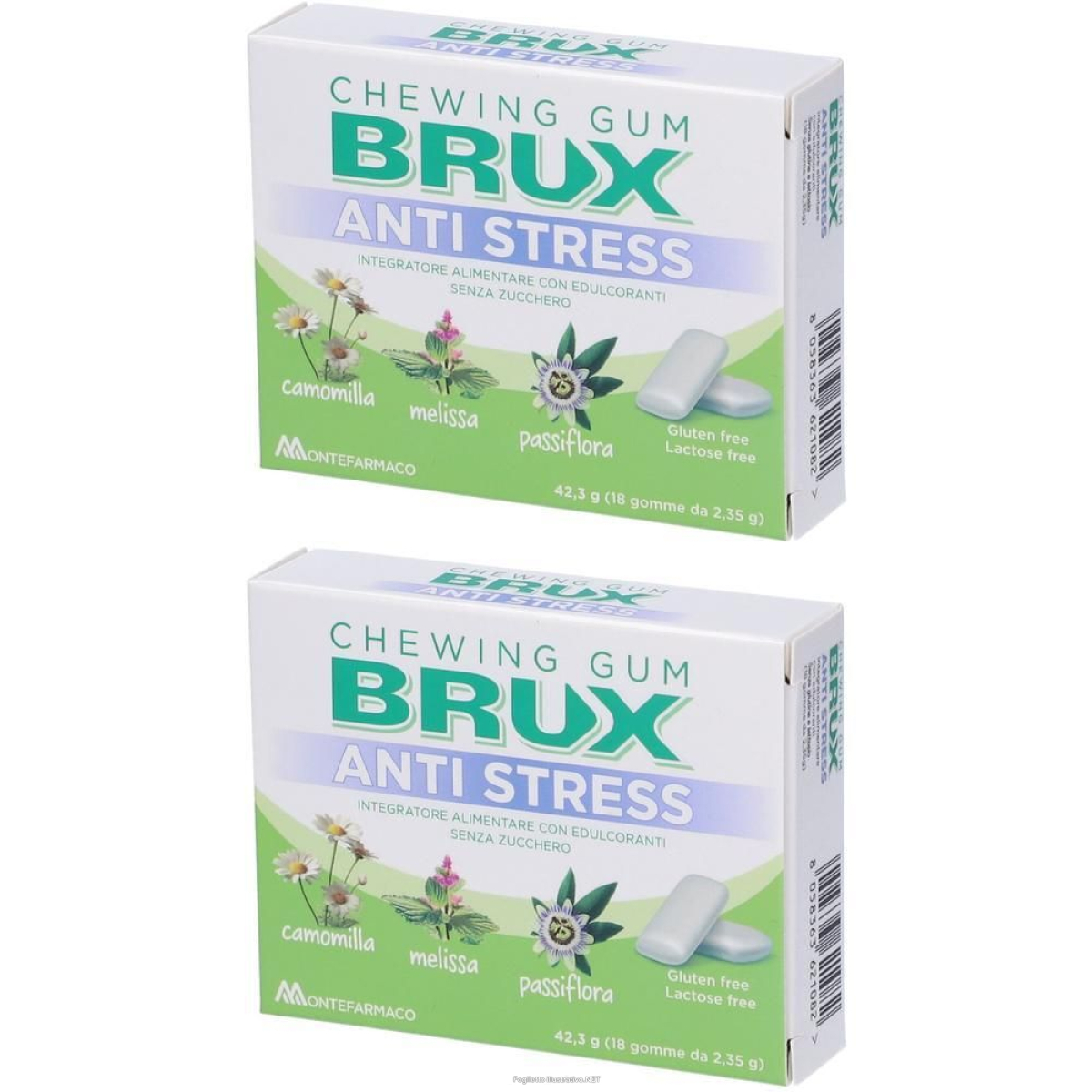Trova Offerte di brux antistress chewing gum gomme 2x42,3 g e compra online