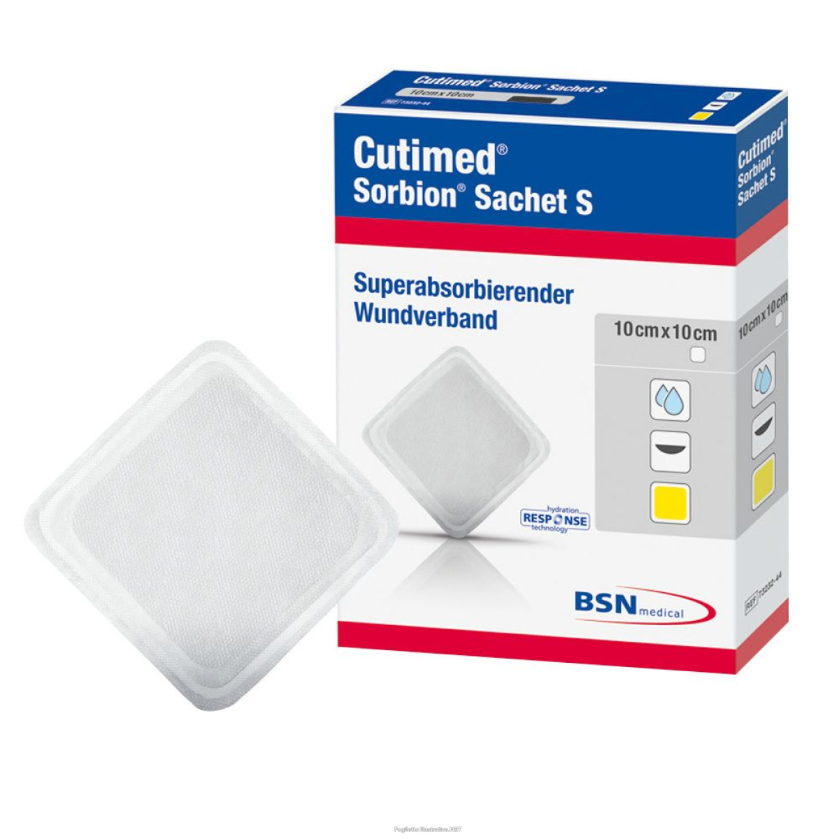 Trova Offerte di bsn cutimed® sorbion® busta s wundverband 24 pz cerotto e compra online