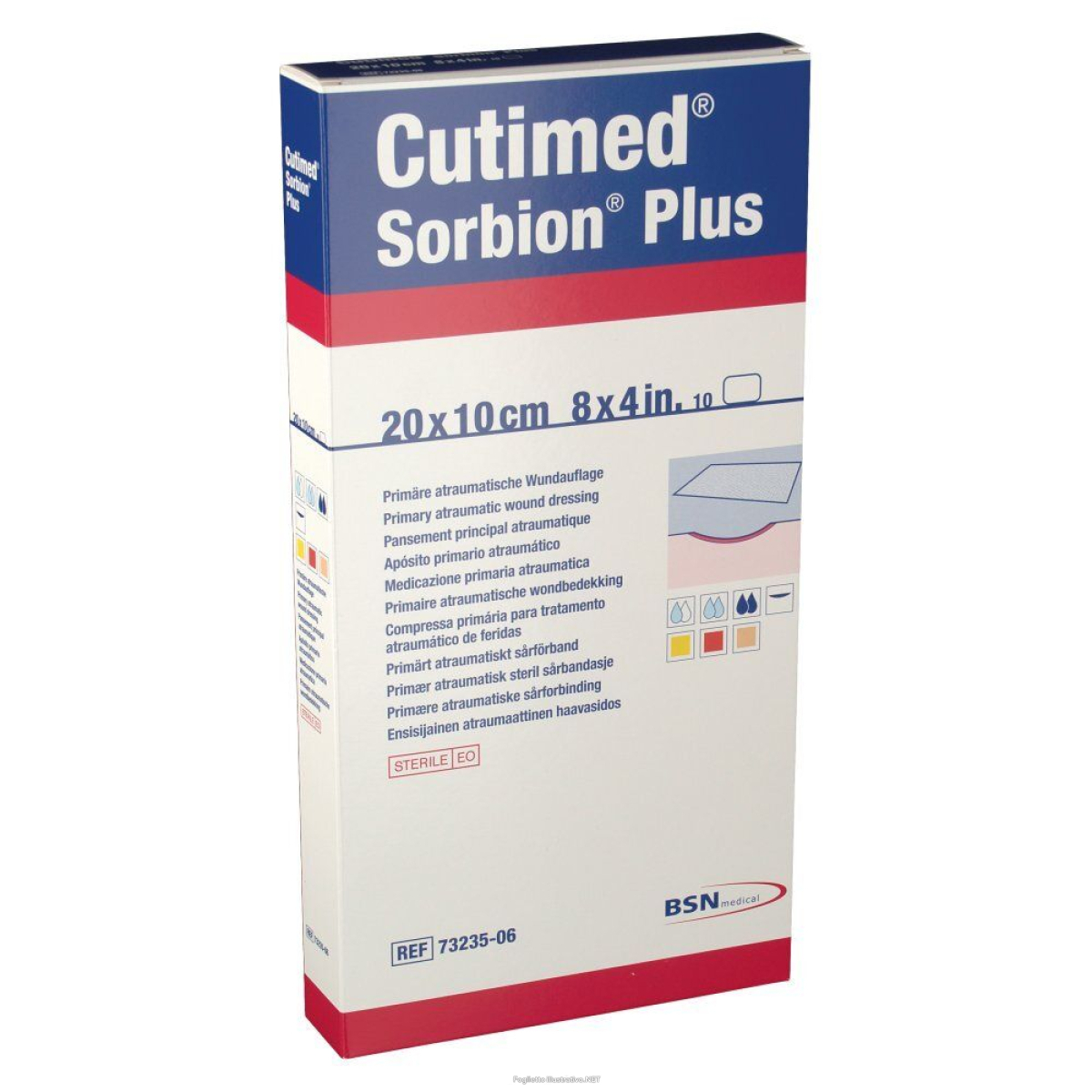 Trova Offerte di bsn cutimed® sorbion® plus wound contact layer 10 pz cerotto e compra online
