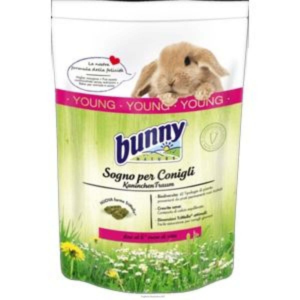 Trova Offerte di bunny mangime conigli nani sogno young 1,5kg e compra online