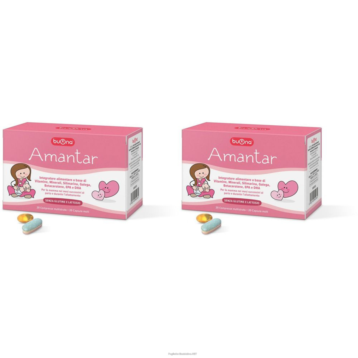 Trova Offerte di buona amantar set da 2 2x44,74 g compresse e compra online