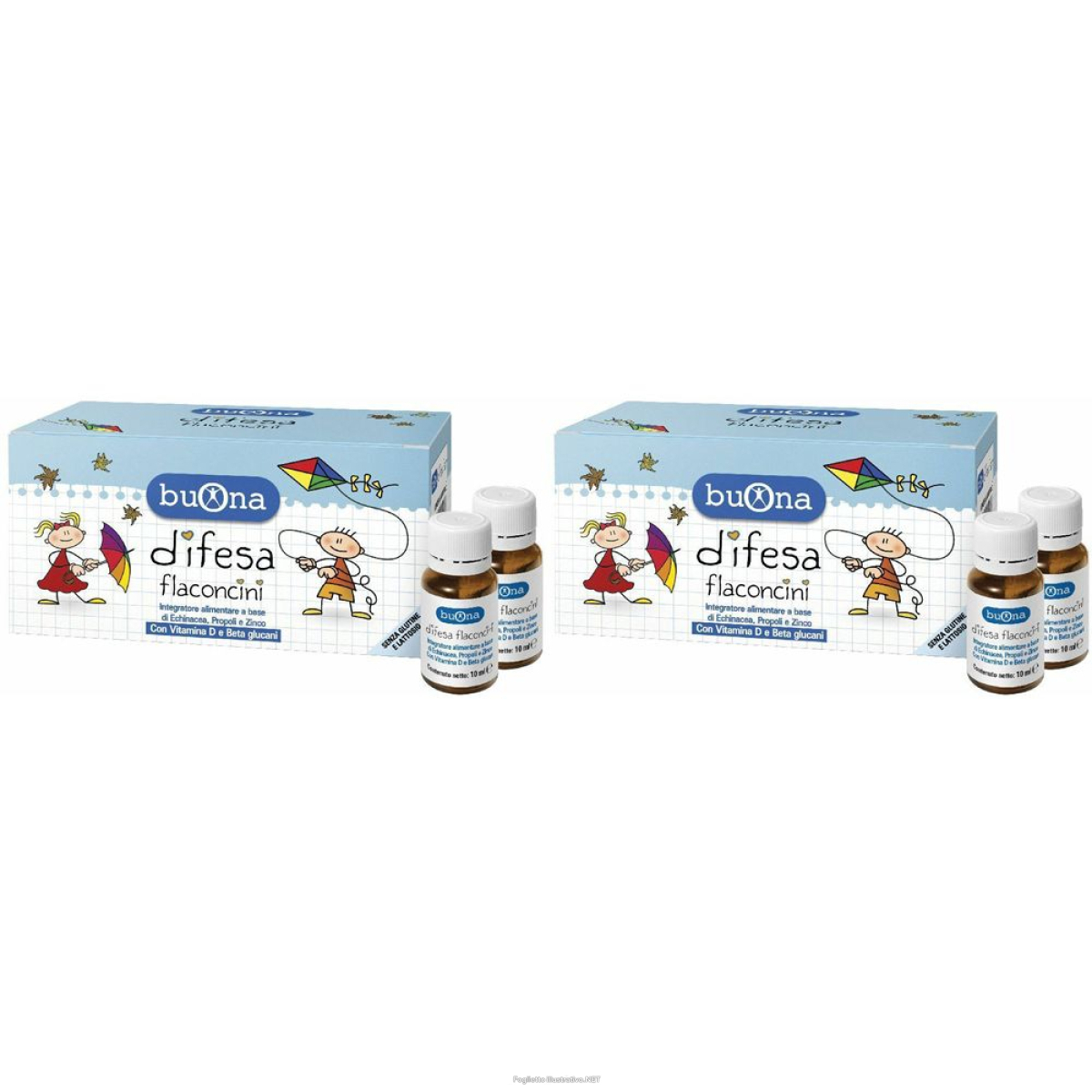 Trova Offerte di buona difesa flaconcini set da 2 2x14x10 ml bevibili e compra online