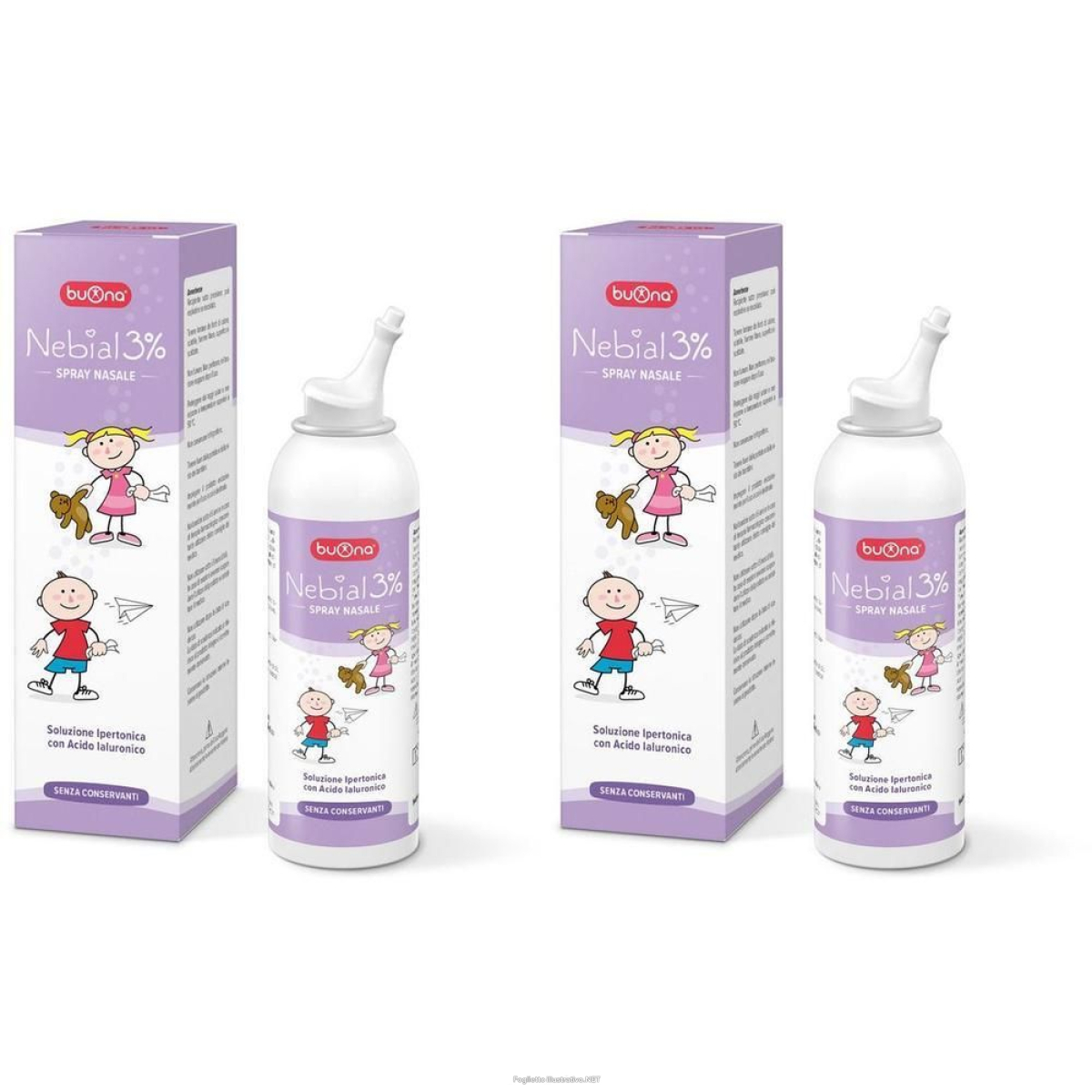 Trova Offerte di buona nebial 3% spray nasale 2x100 ml nasale e compra online