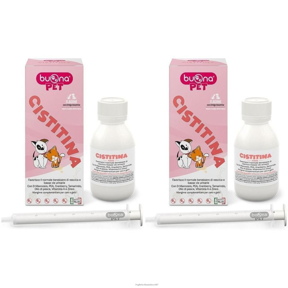 Trova Offerte di buona pet cistitina flacone 2x60 g pasta e compra online