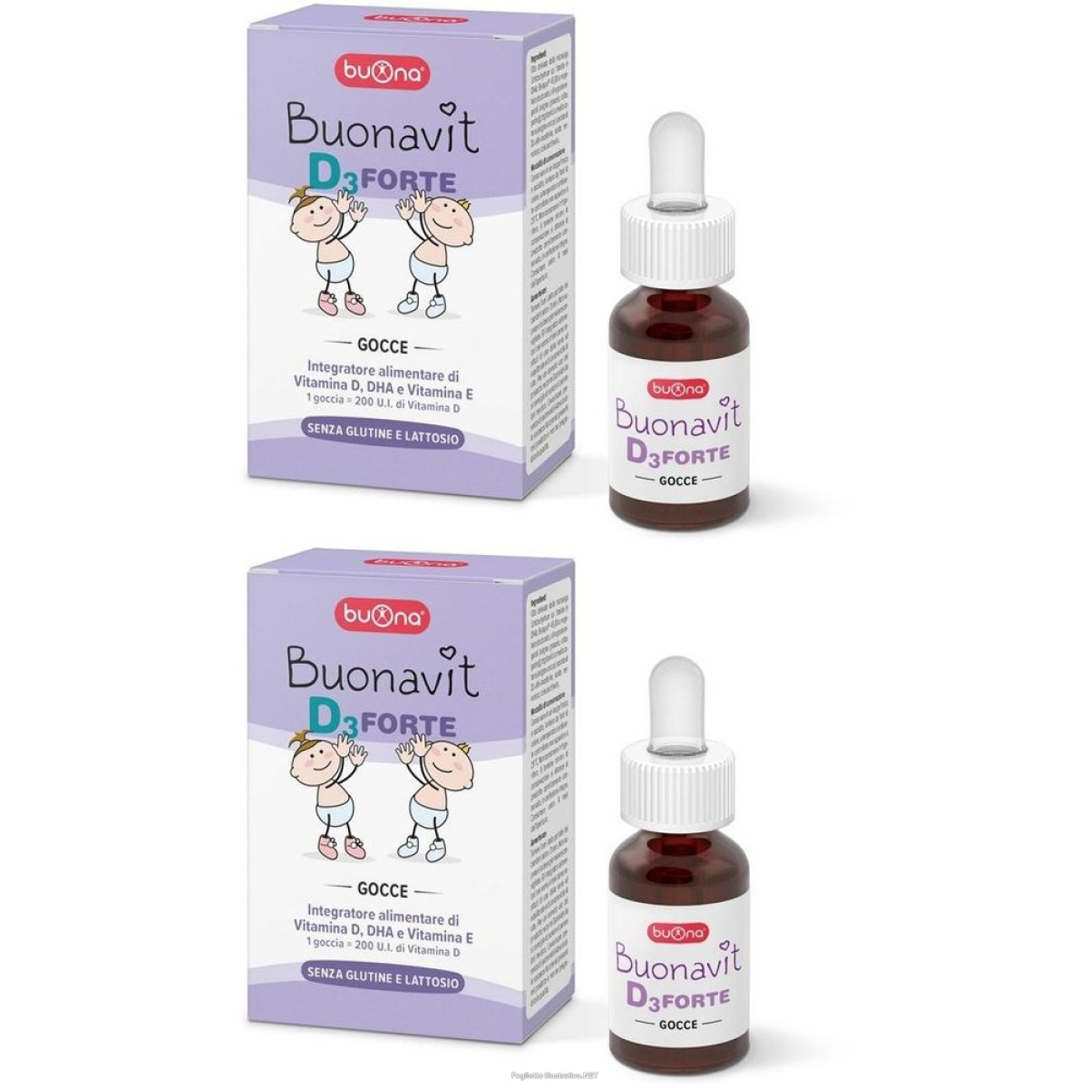 Trova Offerte di buonavit d3 forte set da 2 2x12 ml gocce orali e compra online