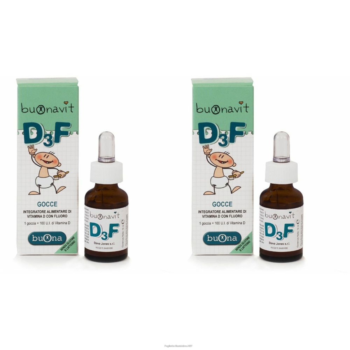 Trova Offerte di buonavit d3f set da 2 2x12 ml gocce e compra online