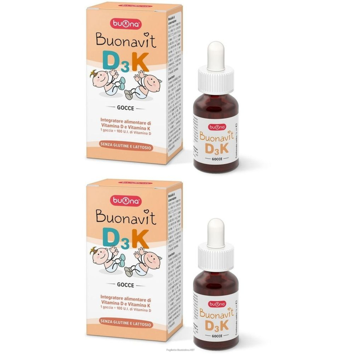 Trova Offerte di buonavit d3k gocce set da 2 2x12 ml e compra online