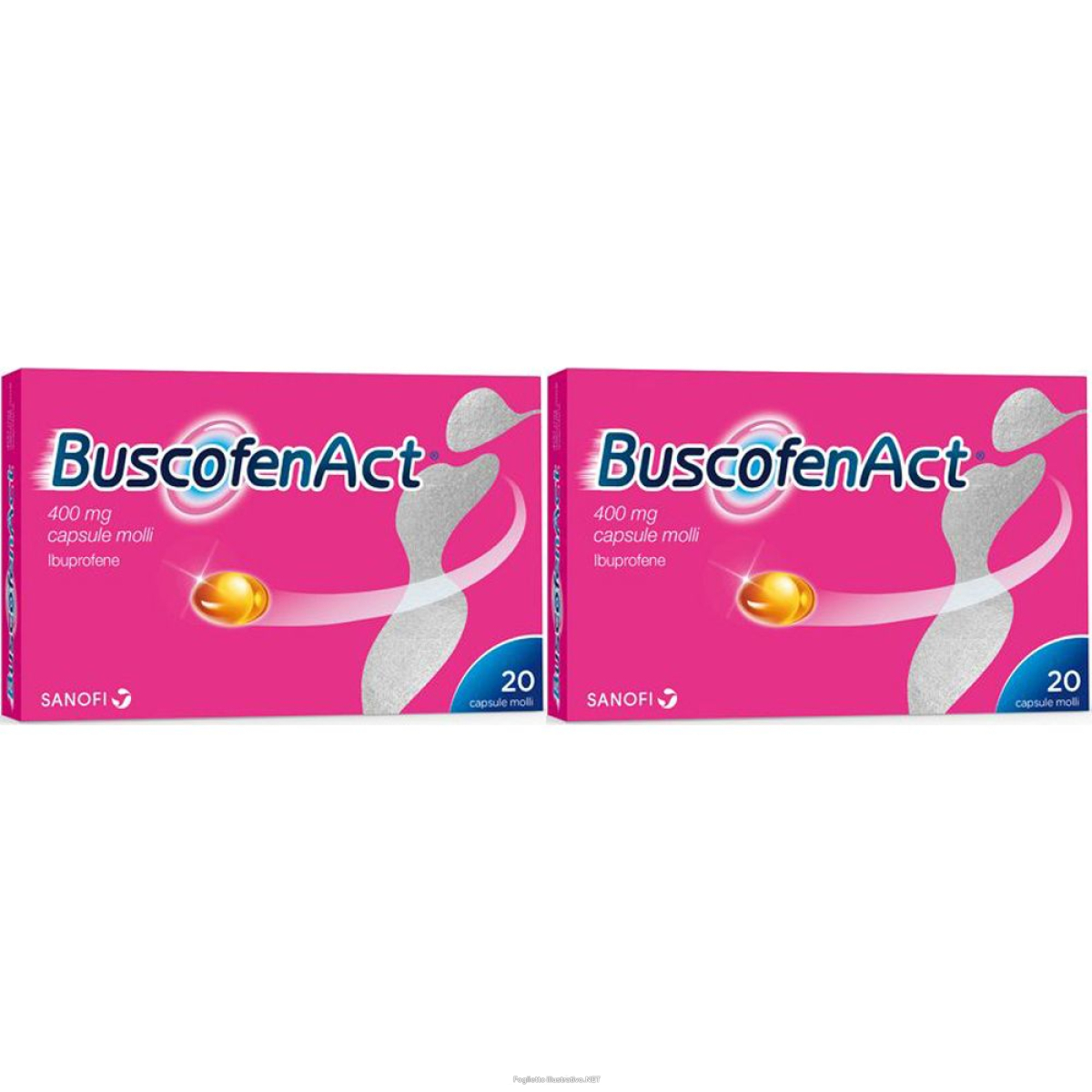 Trova Offerte di buscofenact® 400 mg capsule molli set da 2 2x20 pz e compra online