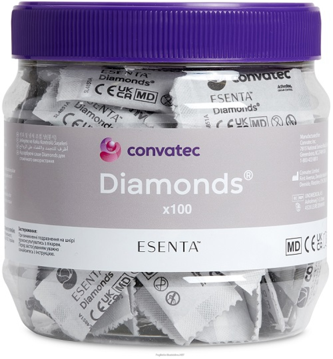 Trova Offerte di bustine gelificanti antiodore per stomia esenta diamonds 100 pezzi e compra online
