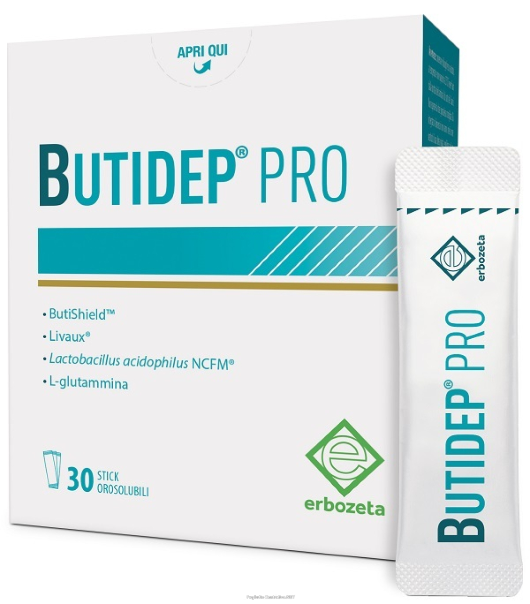 Trova Offerte di butidep pro 30 stick orosolubili da 1,35 g senza glutine naturalmente privo di lattosio e compra online