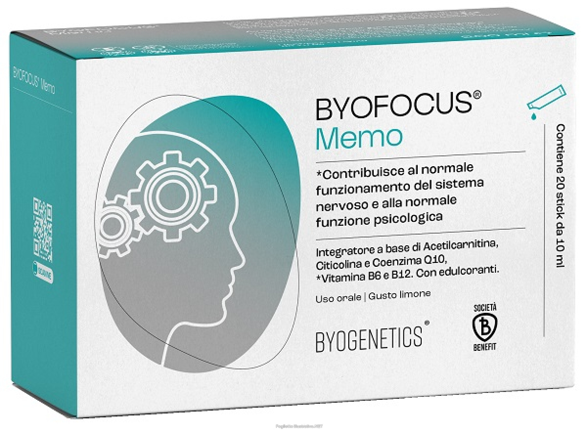 Trova Offerte di byofocus memo integratore per il sistema nervoso e la funzione psicologica 20 stick x 10ml e compra online