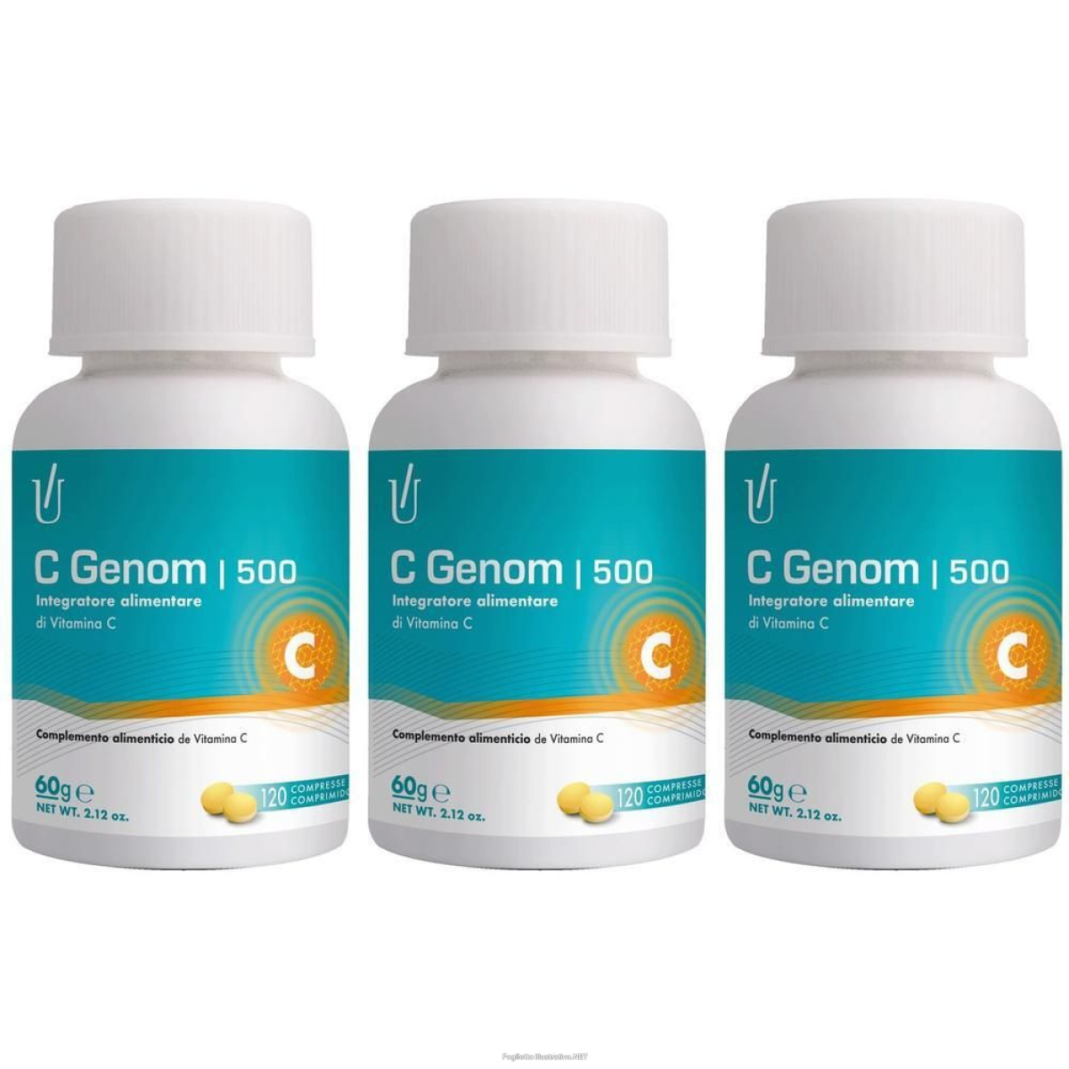 Cerca Prezzi di c-genom 500 glauber 120 compresse 3x60 g e acquista online