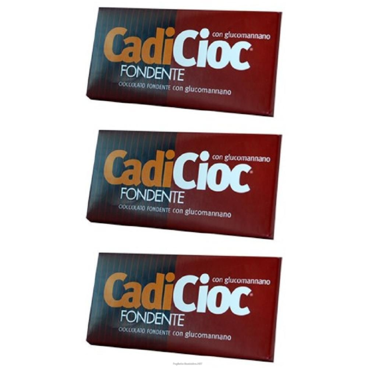 Cerca Prezzi di cadicioc tavoletta fondente con glucomannano 100 g 3x100 g soluzione o e acquista online