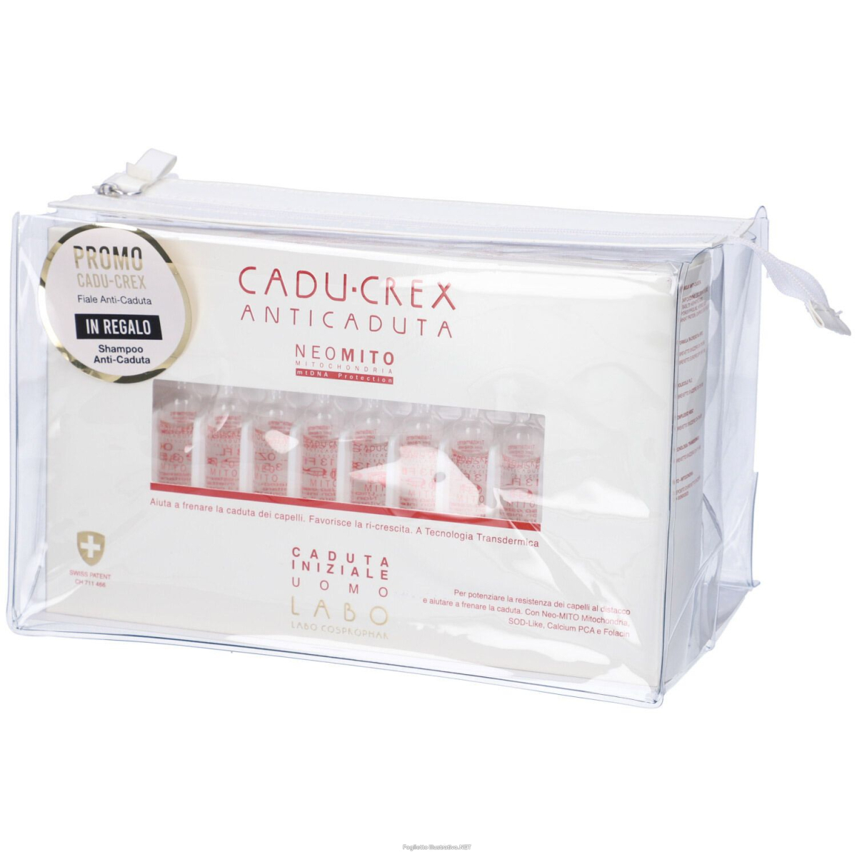 Cerca Prezzi di cadu crex neo mito caduta iniziale uomo confezione superpromo 20 fiale + shampoo anticaduta 150ml omaggio e acquista online