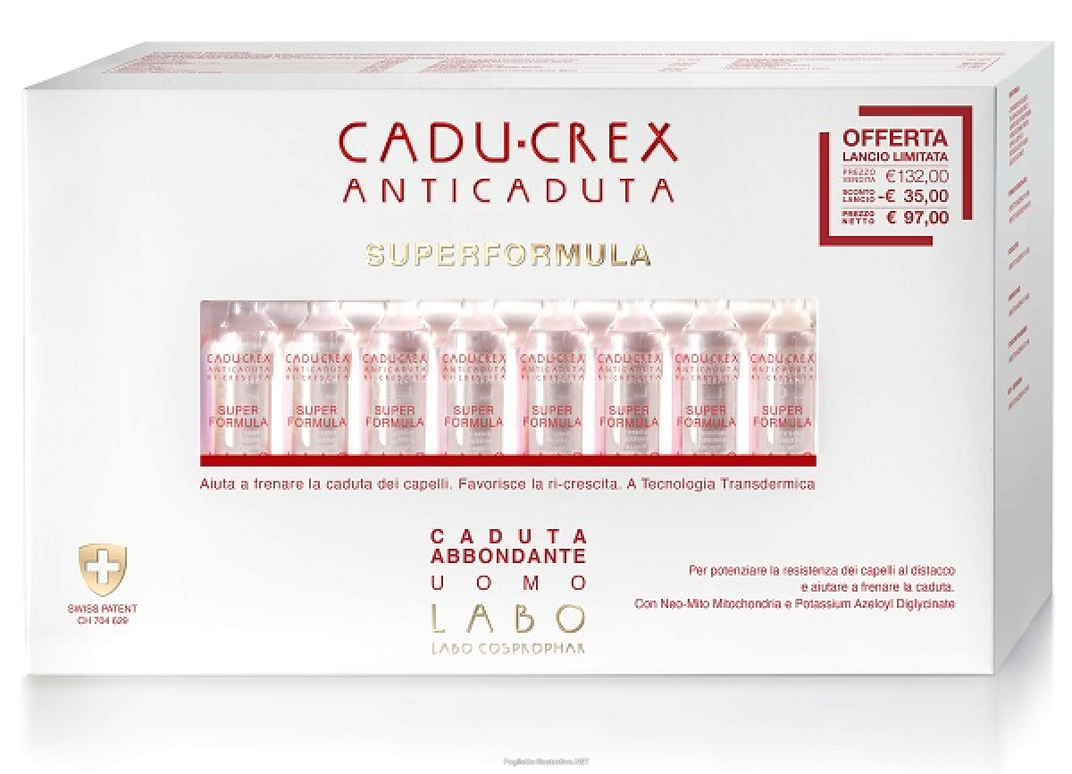 Cerca Prezzi di cadu crex - supeformula caduta abbondante uomo confezione 40 fiale e acquista online