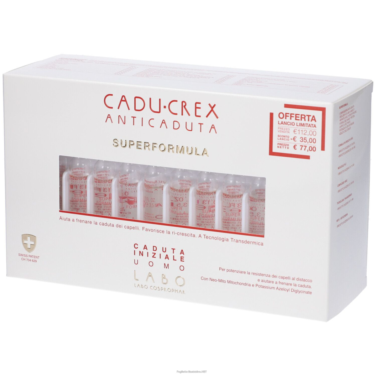 Cerca Prezzi di cadu-crex superformula caduta iniziale uomo fiale 140 ml e acquista online
