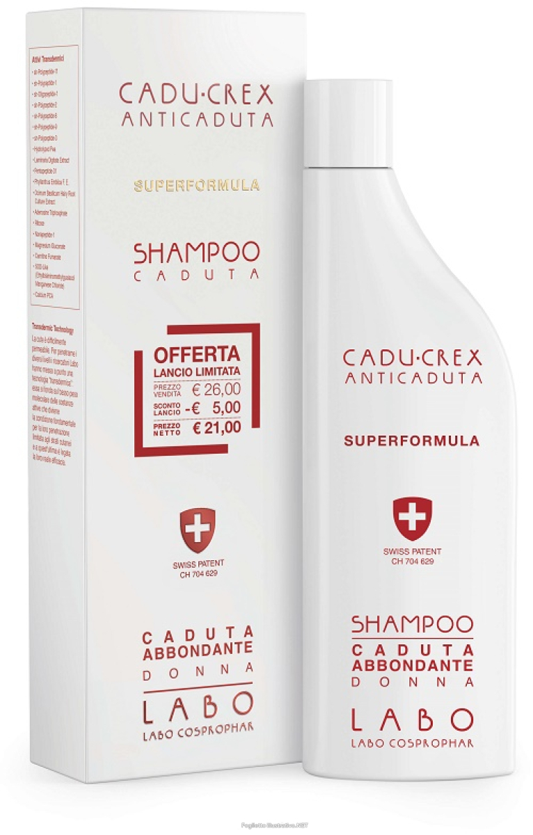 Cerca Prezzi di cadu-crex - superformula shampoo caduta abbondante donna  confezione 150 ml e acquista online