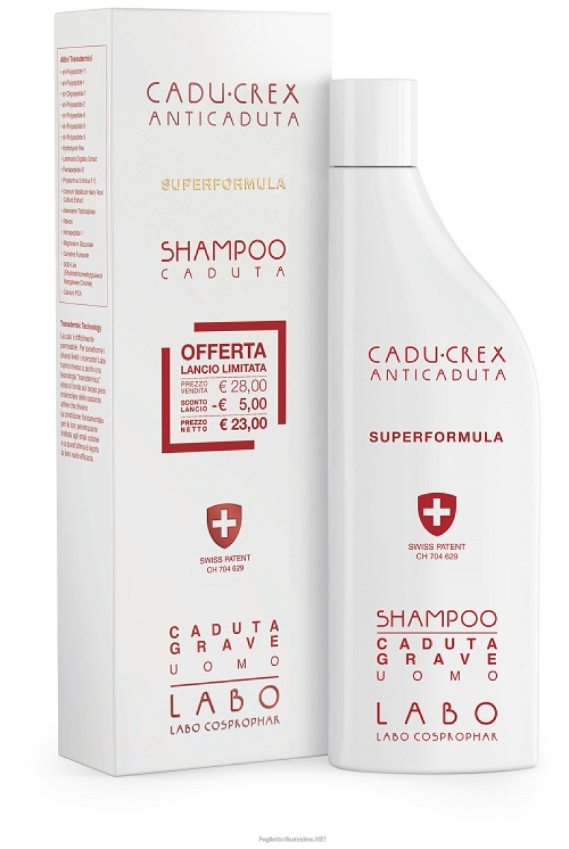 Cerca Prezzi di cadu-crex - superformula shampoo caduta grave uomo confezione 150 ml e acquista online