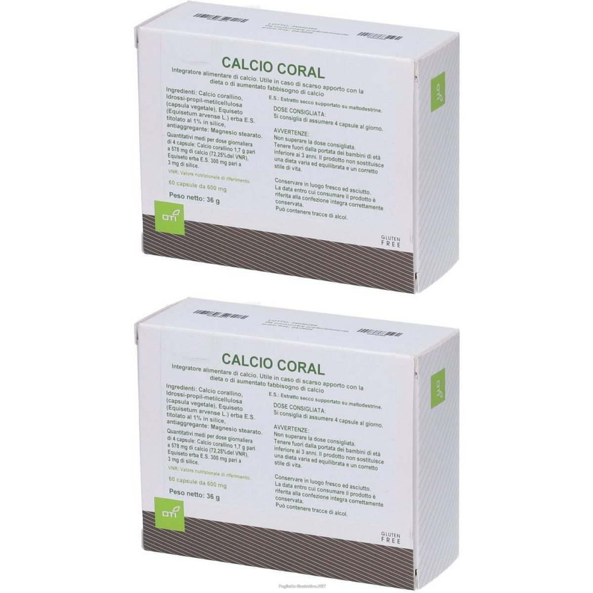 Cerca Prezzi di calcio coral 60 capsule 2x60 pz e acquista online