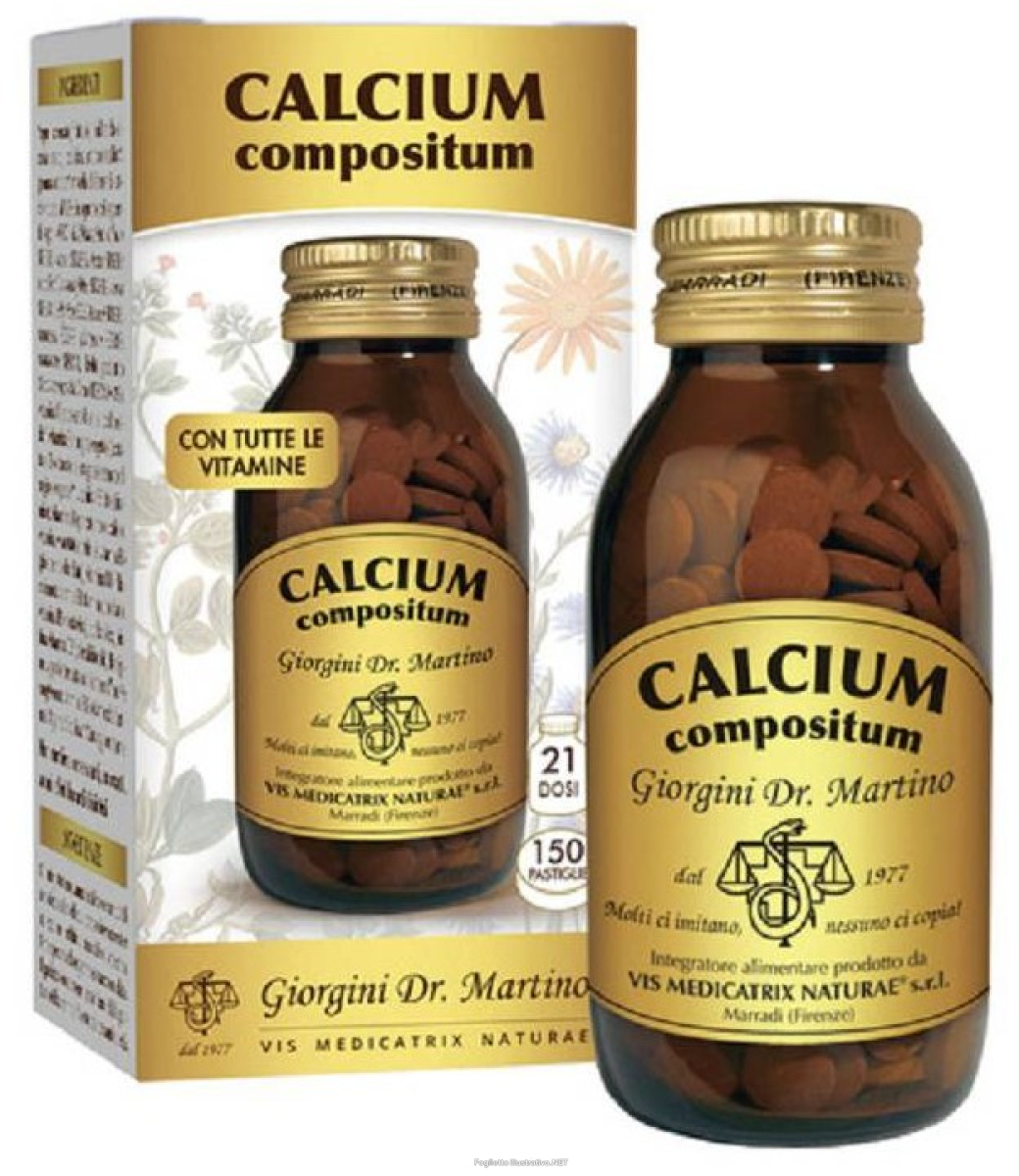 Cerca Prezzi di calcium compositum integratore per il benessere delle ossa 150 pastiglie e acquista online