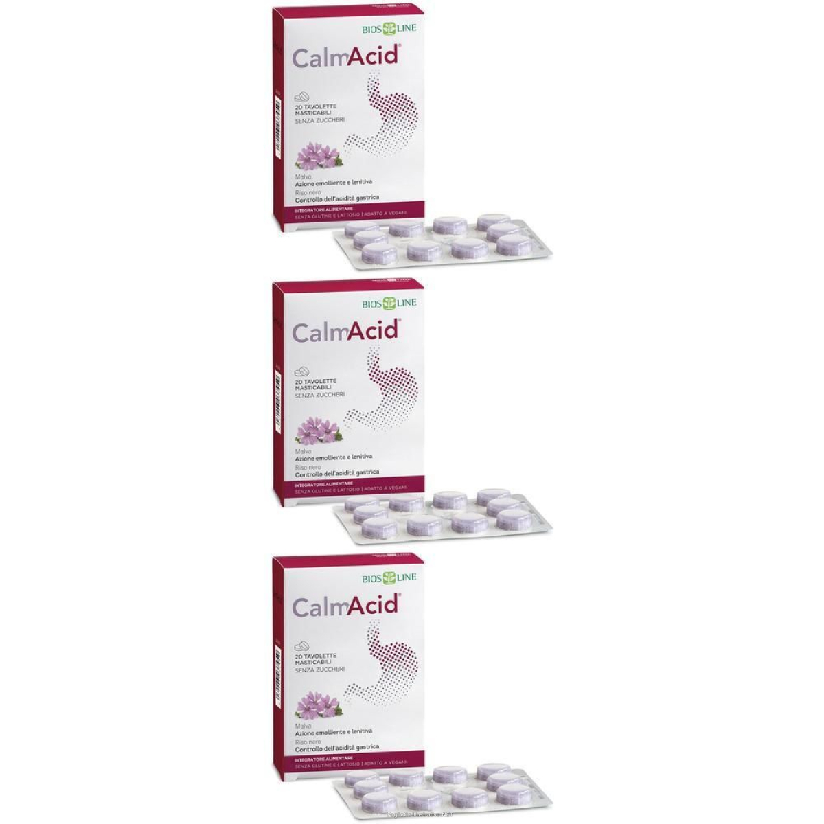 Cerca Prezzi di calmacid tavolette masticabili 3x24 g e acquista online