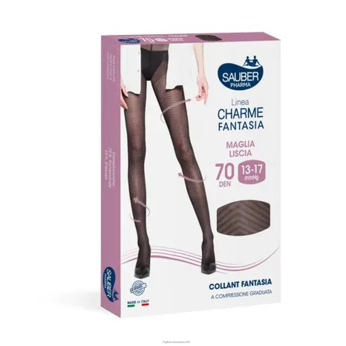 Cerca Prezzi di calza sauber charme fantasia 70 spigata chic nero 2 e acquista online