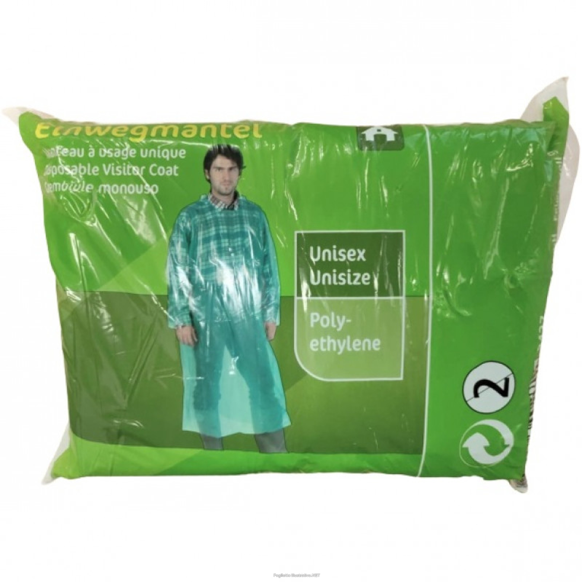 Cerca Prezzi di camice monouso polietilene verde 20pz piegati singolarmente (ref. k3427) - dlm e acquista online
