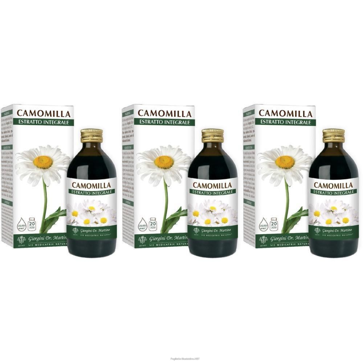 Cerca Prezzi di Camomilla Estratto Integrale 200 ml 3x200 ml Soluzione Orale e acquista online