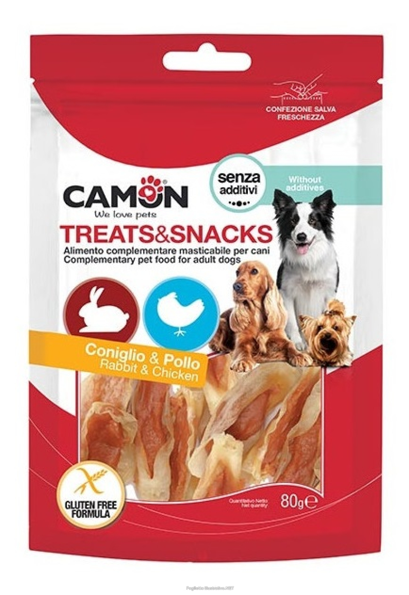 Cerca Prezzi di camon cane snack treats orecchie coniglio e anatra 80gr e acquista online