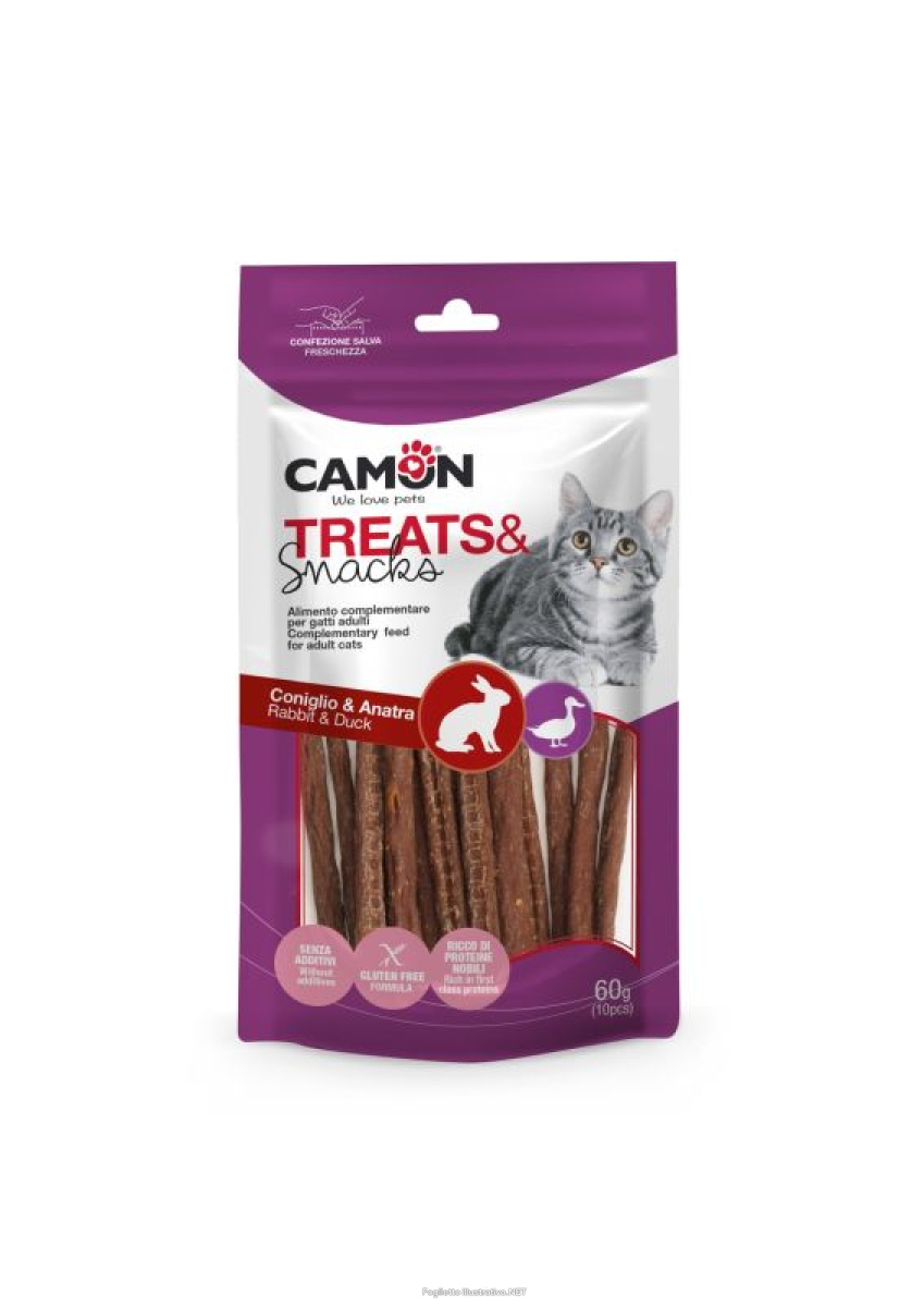 Cerca Prezzi di camon gatto stick di coniglio e anatra 60g e acquista online