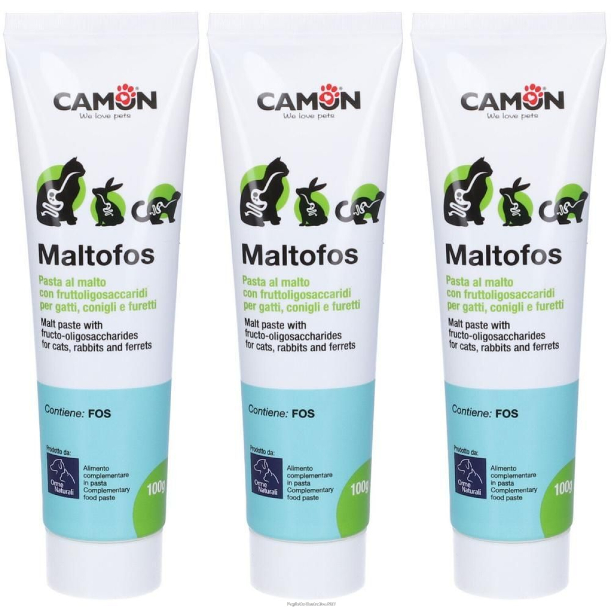 Cerca Prezzi di camon maltofos pasta per gatti, conigli e furetti 3x100 g e acquista online