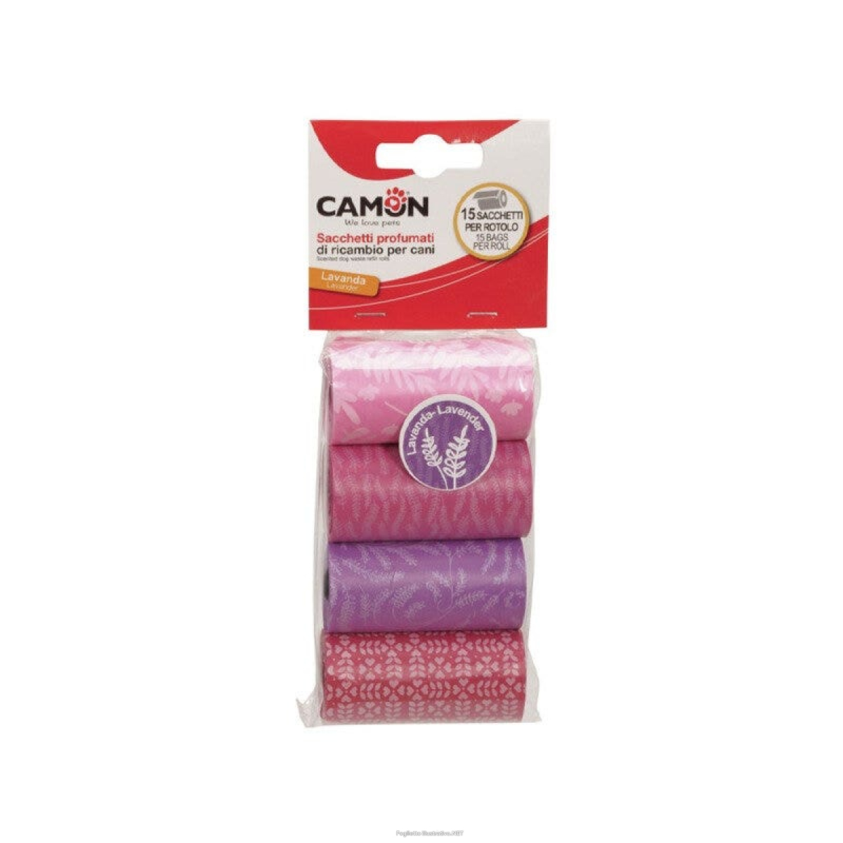 Cerca Prezzi di camon sacchetti igienici al profumo di lavanda per cani 4x15 pezzi e acquista online