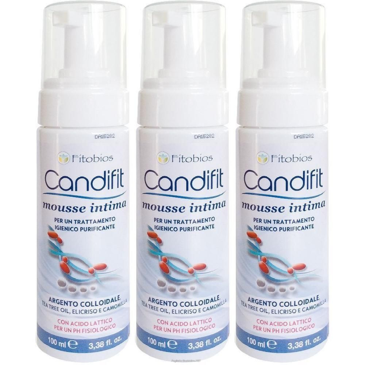 Cerca Prezzi di candifit mousse intima flacone 100 ml 3x100 ml schiuma e acquista online