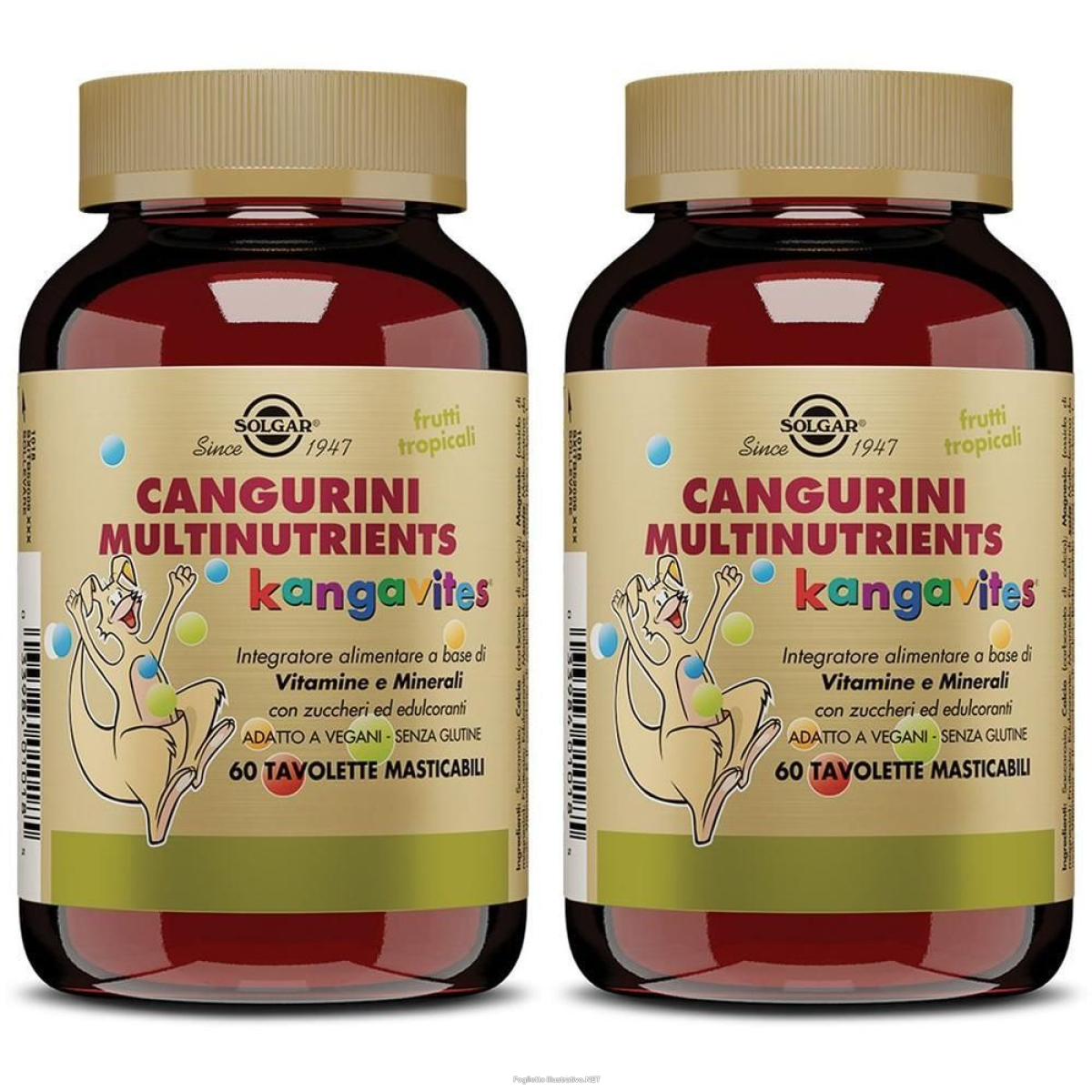 Cerca Prezzi di cangurini multinutrients frutti tropicali 60 tavolette 2x95,7 g compre e acquista online