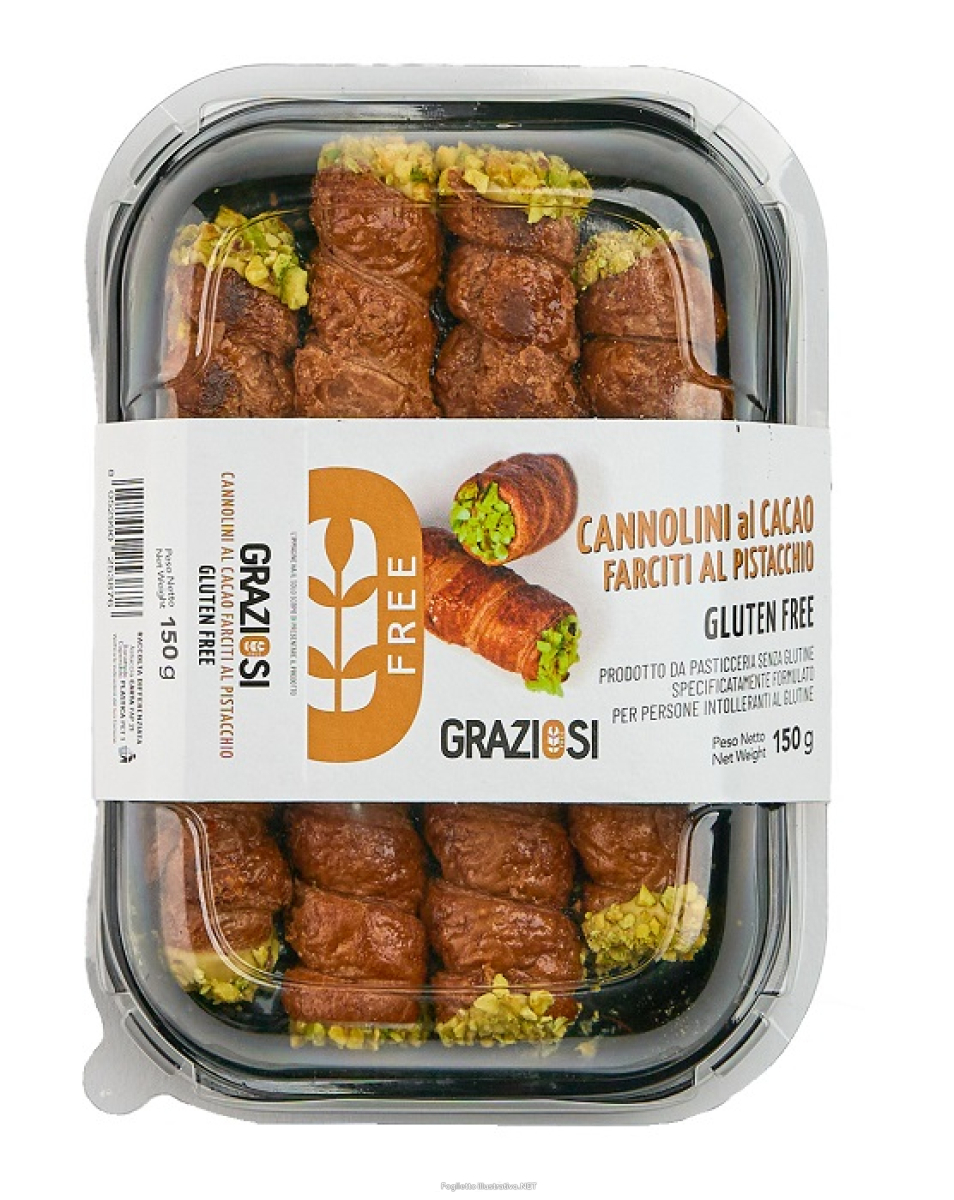 Cerca Prezzi di cannoli cacao pistacchio 150 g e acquista online