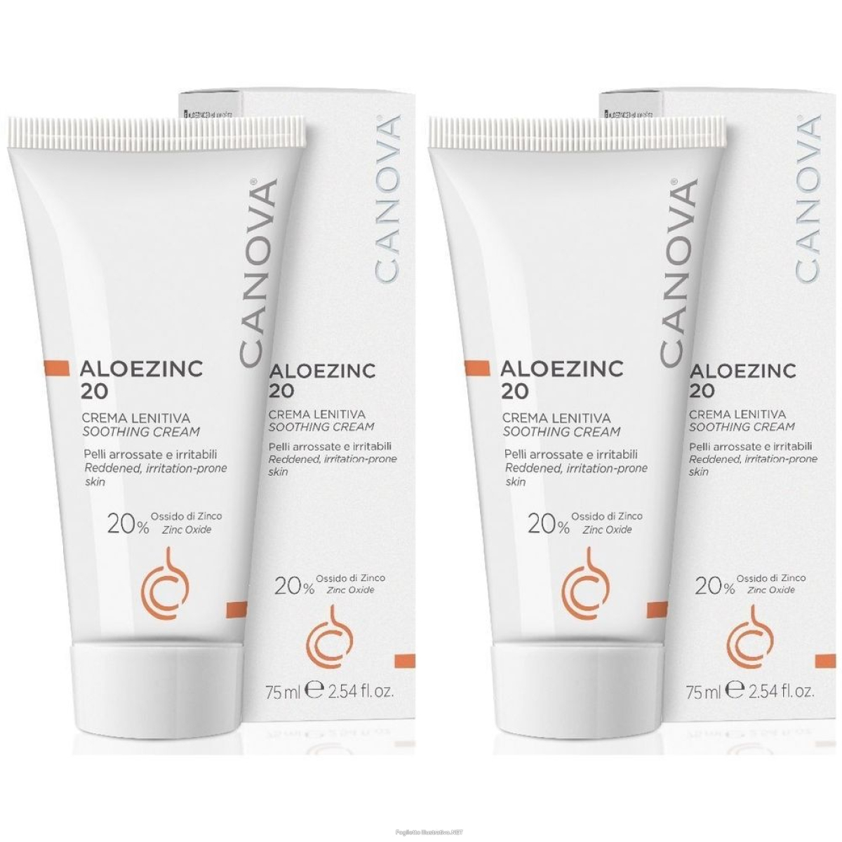 Cerca Prezzi di canova® aloe zinc 20 set da 2 2x75 ml crema e acquista online