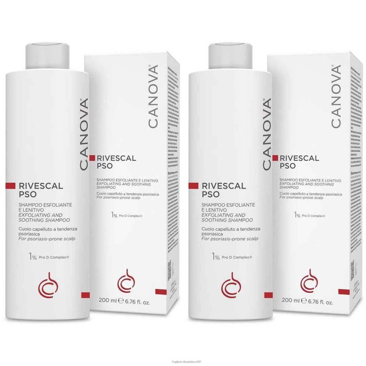 Cerca Prezzi di canova rivescal pso set da 2 2x200 ml shampoo e acquista online