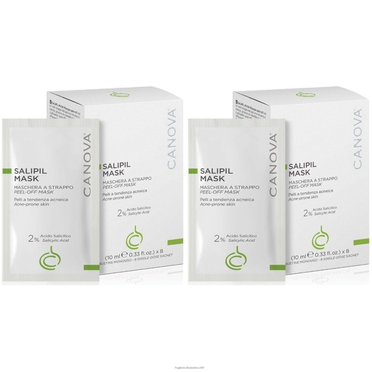 Cerca Prezzi di canova salipil mask set da 2 2x8x10 ml maschera e acquista online