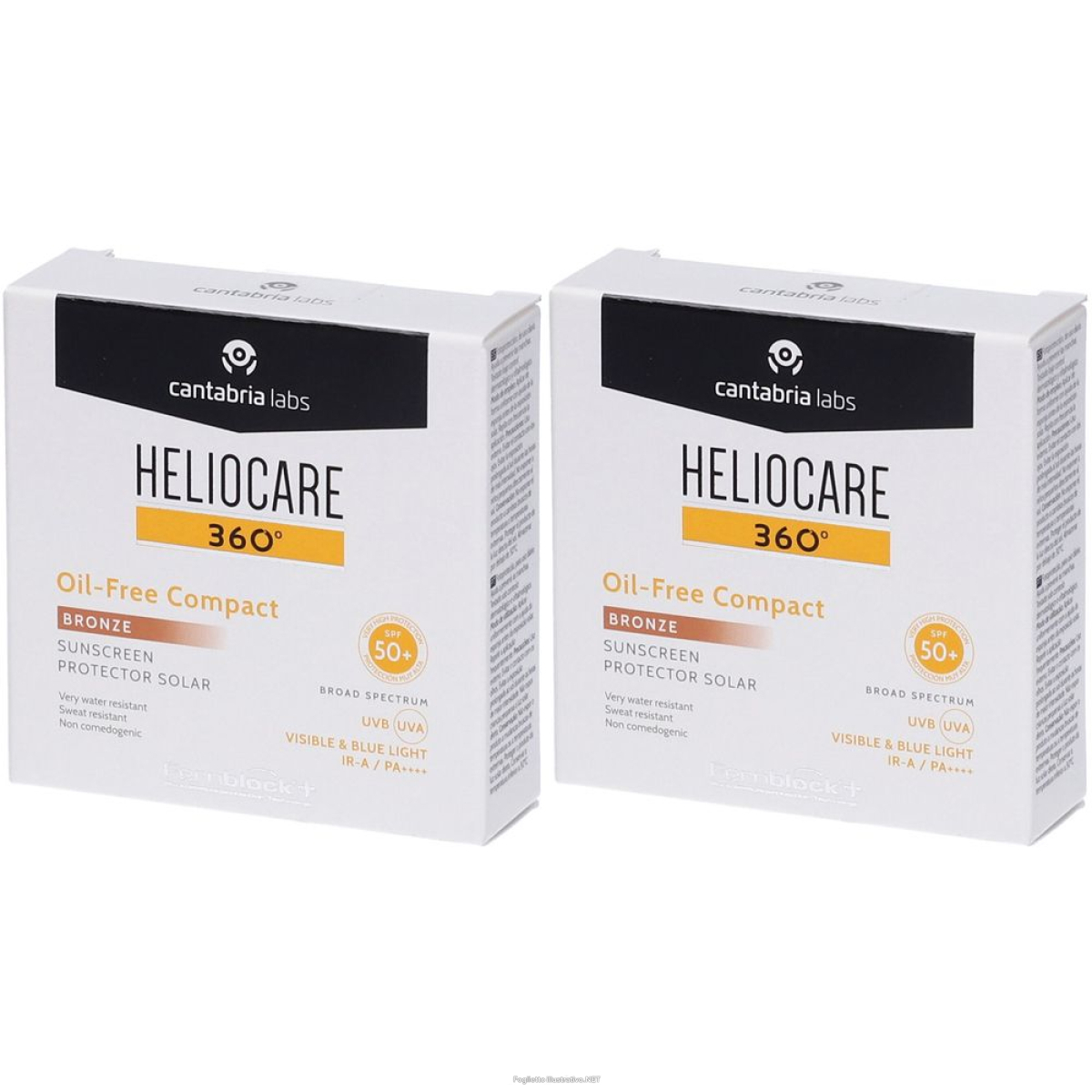 Cerca Prezzi di cantabria labs heliocare 360° oil free compact colore bronze spf50+ se e acquista online