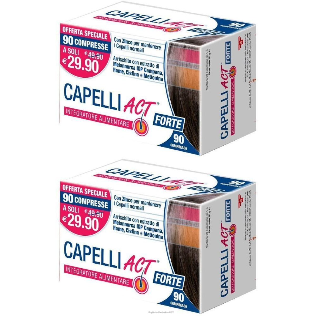 Cerca Prezzi di capelli act forte 90 compresse 2x90 pz e acquista online