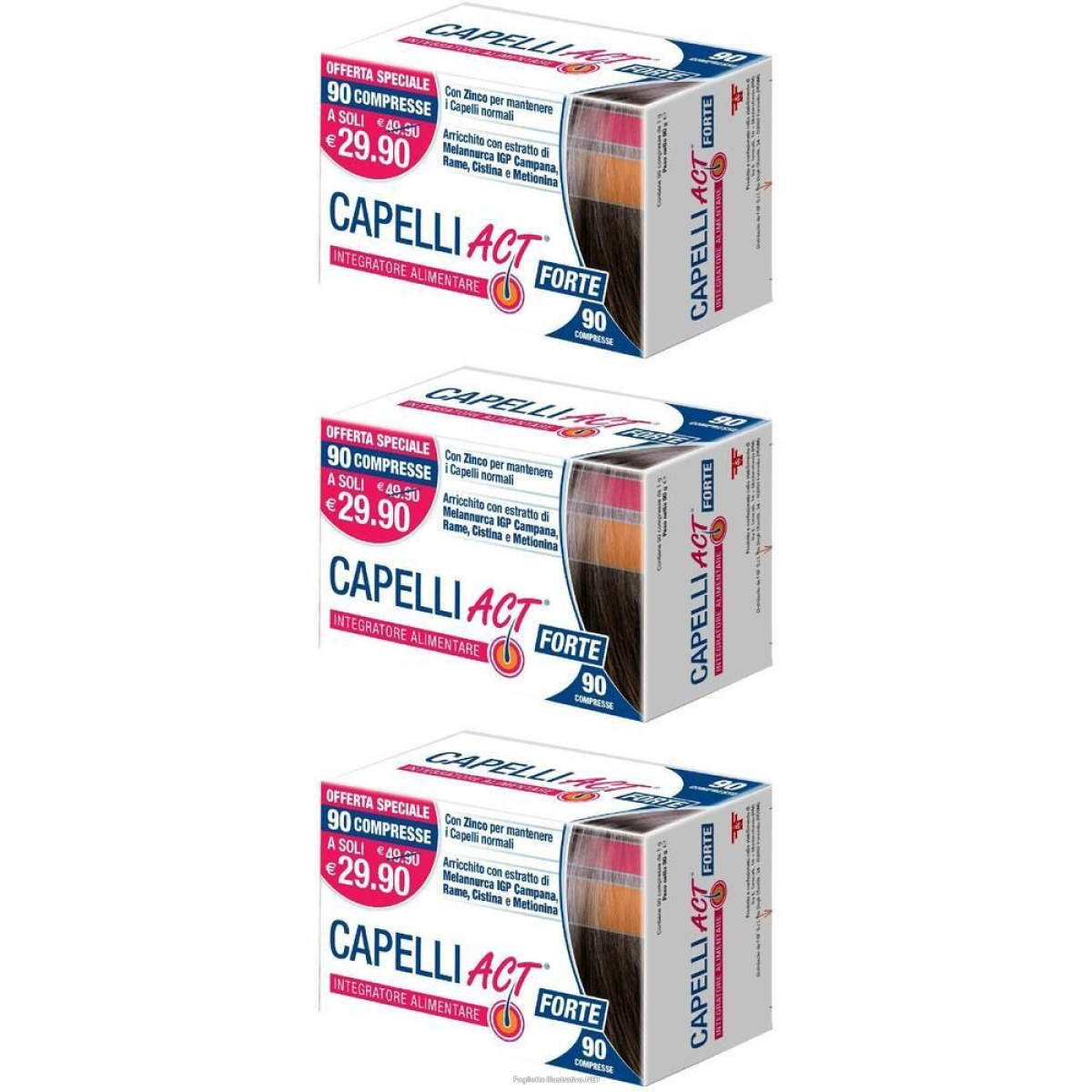 Cerca Prezzi di capelli act forte 90 compresse 3x90 pz e acquista online