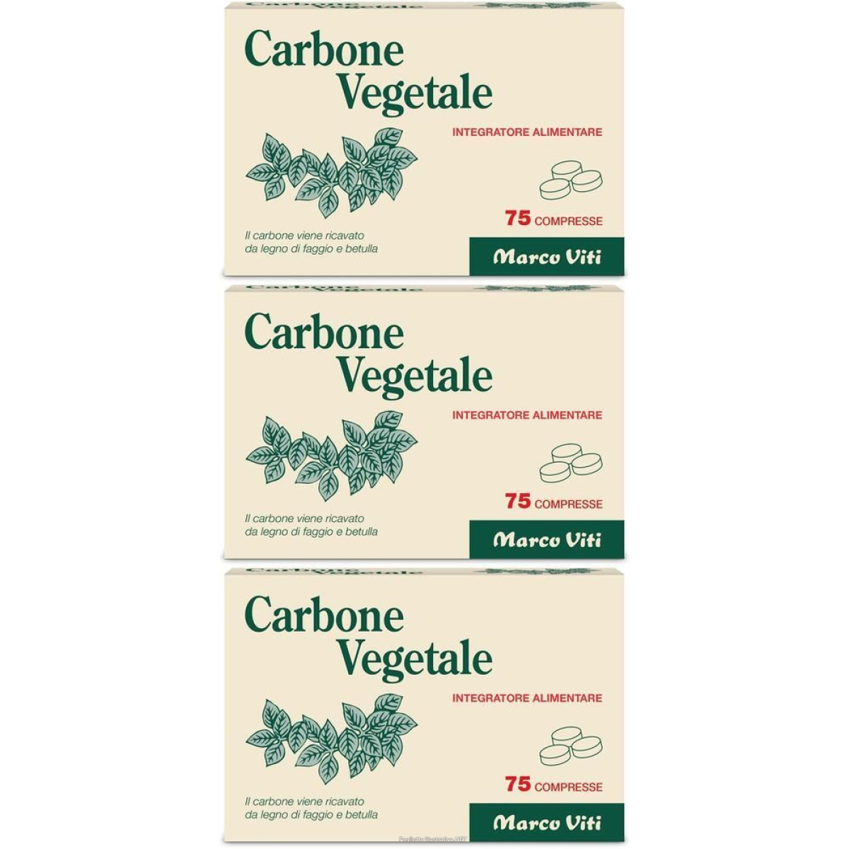 Cerca Prezzi di carbone vegetale compresse 3x75 pz e acquista online
