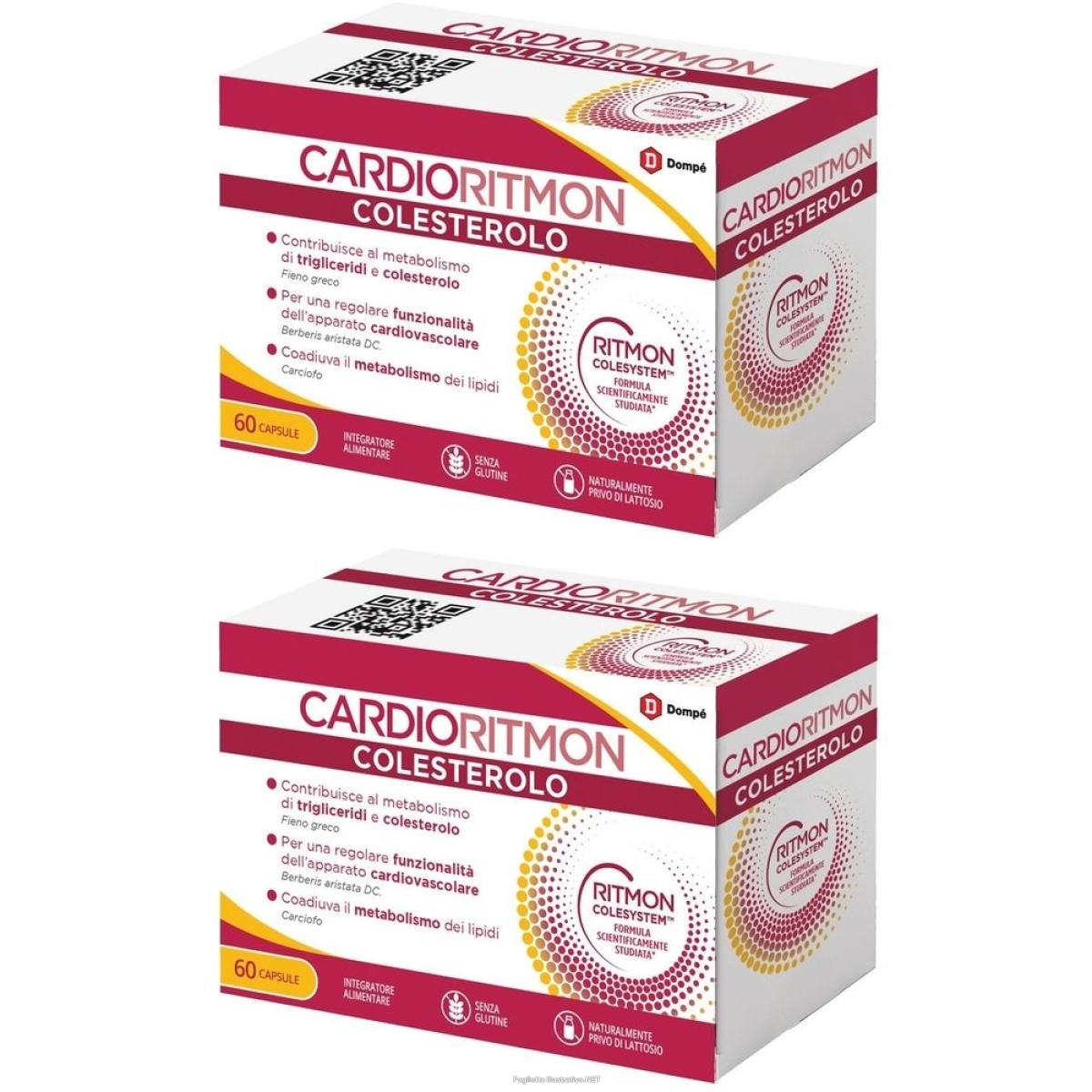 Cerca Prezzi di cardioritmon colesterolo 60 capsule set da 2 2x35,4 g e acquista online